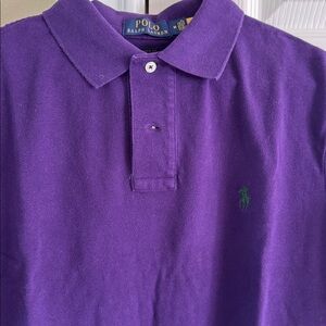 Polo Ralph Lauren Classic Fit Purple Polo Shirt
